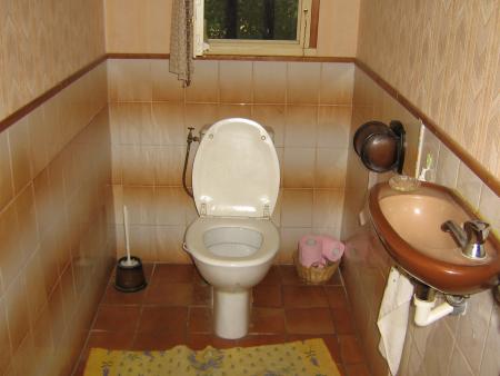Wc avec lave mains de 4m