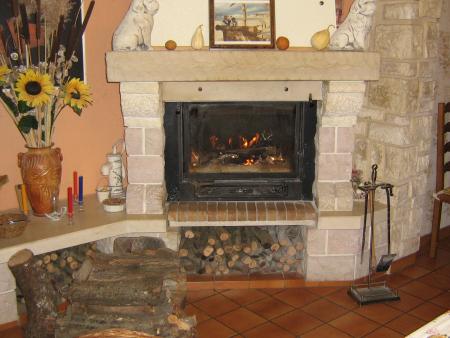 Cheminée en pierre
